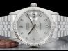 Rolex Datejust 36 Argento Jubilee Silver Lining Diamonds Dial   Watch  16234